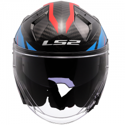 CASCO LS2 INFINITY II CARBON URUS BLUE/RED