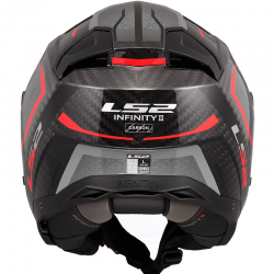 CASCO LS2 INFINITY II CARBON URUS RED