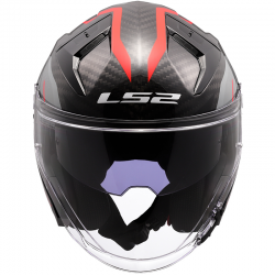 CASCO LS2 INFINITY II CARBON URUS RED