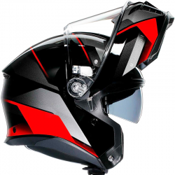 CASCO AGV TOURMODULAR PERCEPTION BLACK/RED