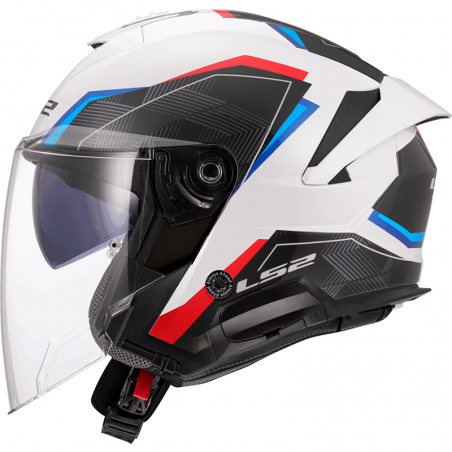 CASCO LS2 VERSO II AIR WHITE/BLUE/RED