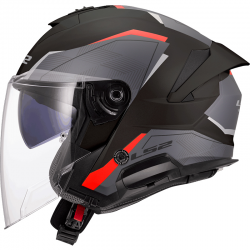 CASCO LS2 VERSO II AIR BLACK/RED