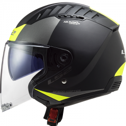 CASCO LS2 COPTER II URBANE MATT BLACK/H-V YELLOW