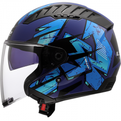 CASCO LS2 COPTER II KANJI BLUE