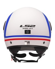 CASCO LS2 SPHERE LUX II URBY WHITE/BLUE/RED