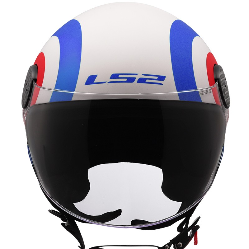 CASCO LS2 SPHERE LUX II URBY WHITE/BLUE/RED