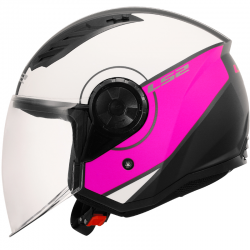 CASCO LS2 AIRFLOW II COVER WHITE/PINK