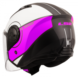 CASCO LS2 AIRFLOW II COVER WHITE/PINK