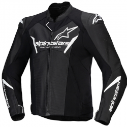 CHAQUETA ALPINESTARS FASTER V3 AIRFLOW BLACK/WHITE