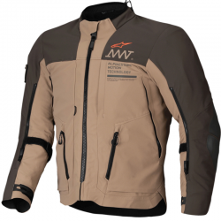 CHAQUETA ALPINESTARS AMT-8 STRETCH DRYSTAR XF DARK BROWN/DARK KHAKI