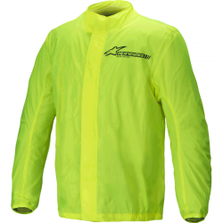 CHAQUETA IMPERMEABLE ALPINESTARS HURRICANE RAIN V2 YELLOW FLUO