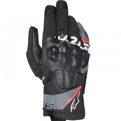 GUANTES ALPINESTARS COROZAL V3 DRYSTAR BLACK/GREY/RED FLUO