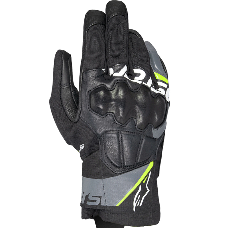 GUANTES ALPINESTARS COROZAL V3 DRYSTAR BLACK/GREY/YELLOW FLUO