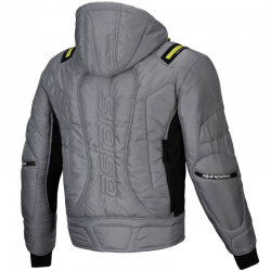 CHAQUETA ALPINESTARS MOHOBBS WATERPROOF LUNAR GRAY/LIME PUNCH