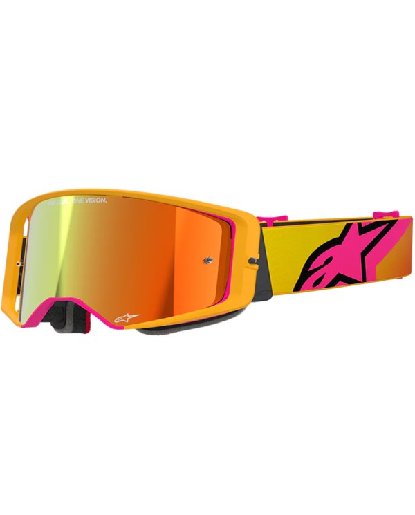 GAFAS ALPINESTARS SUPERTECH CORP YELLOW/PINK/LENS MIRROR RED