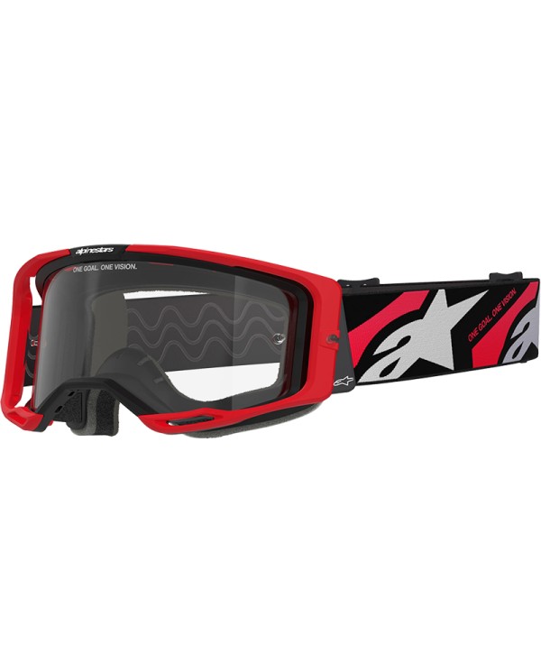 GAFAS ALPINESTARS VISION 8 LUAR RED/BLACK/LENS CLEAR