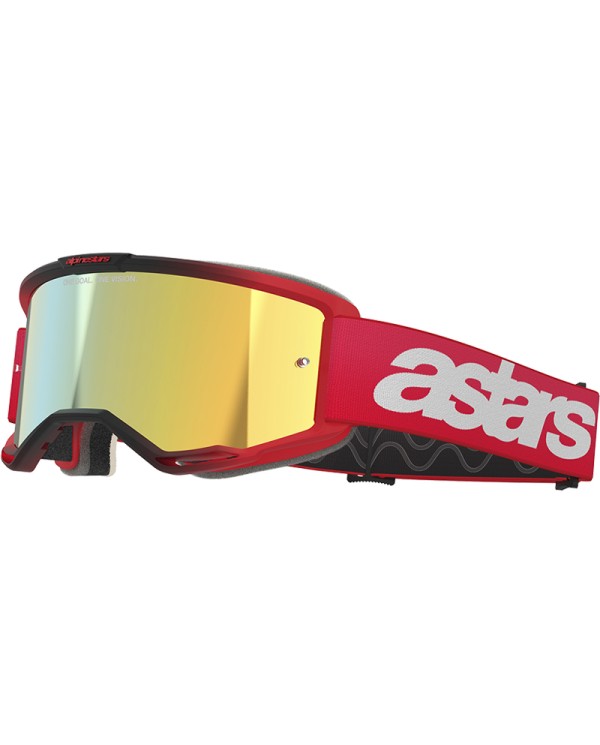 GAFAS ALPINESTARS VISION 5 BLAZE RED/LENS MIRROR GOLD