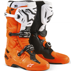 BOTAS ALPINESTARS TECH 10 ENDURO ORANGE FLUO/BLACK/WHITE