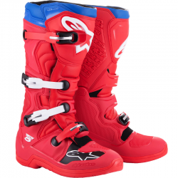 BOTAS ALPINESTARS TECH 5 RED LIGHT/RED/BLUE