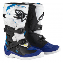 BOTAS ALPINESTARS TECH 3S JUNIOR WHITE/BLACK/BLUE