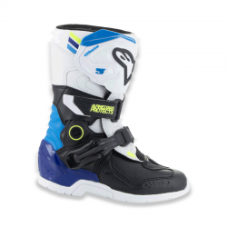 BOTAS ALPINESTARS TECH 3S KIDS WHITE/BLACK/BLUE