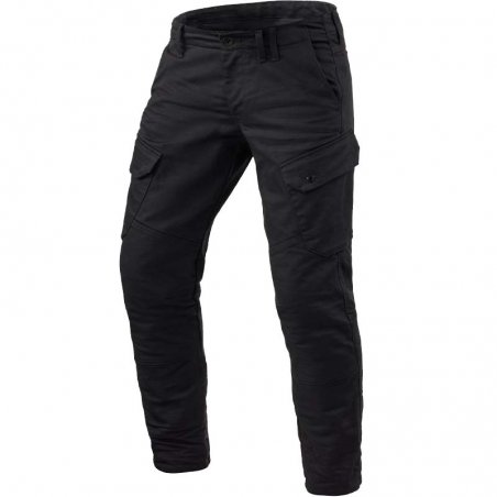 PANTALONES VAQUEROS REVIT CARGO 2 TF TALLAS CORTAS NEGRO