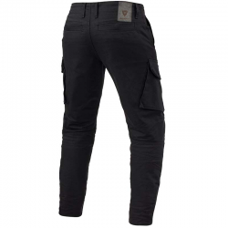 PANTALONES VAQUEROS REVIT CARGO 2 TF TALLAS CORTAS NEGRO