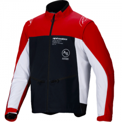 CHAQUETA ALPINESTARS LITE-DURA SOFTSHELL BLACK/BRIGT RED/WHITE