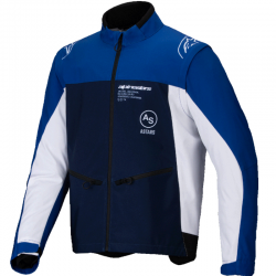 CHAQUETA ALPINESTARS LITE-DURA SOFTSHELL NAVY/BRIGHT BLUE/WHITE