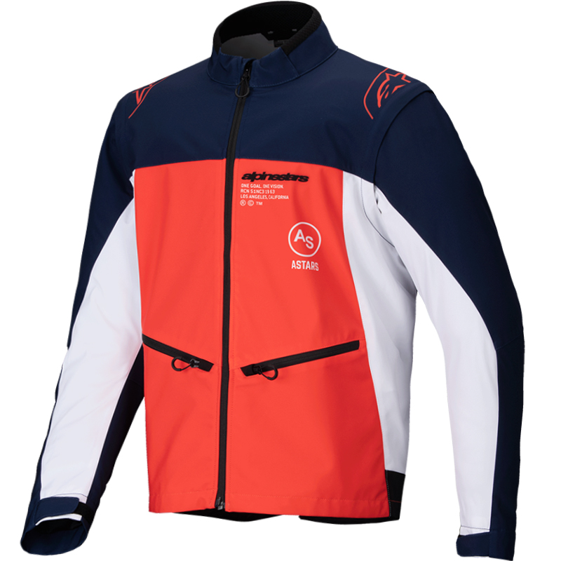 CHAQUETA ALPINESTARS LITE-DURA SOFTSHELL NAVY/HOT ORANGE/WHITE