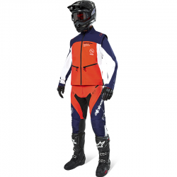 CHAQUETA ALPINESTARS LITE-DURA SOFTSHELL NAVY/HOT ORANGE/WHITE