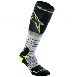 CALCETINES ALPINESTARS MX PRO V2 BLACK/GRAY/YELLOW FLUO