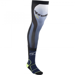 CALCETINES ALPINESTARS KNEE BRACE BLUE/BLACK/YELLOW FLUO