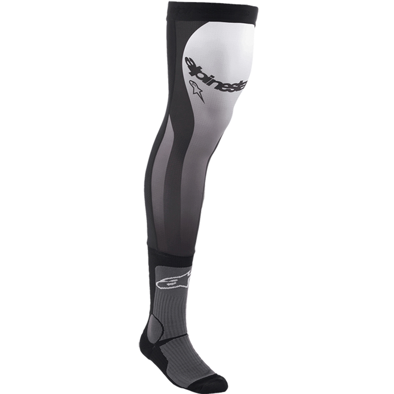 CALCETINES ALPINESTARS KNEE BRACE BLACK/WHITE