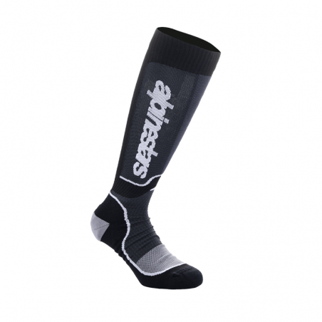 CALCETINES ALPINESTARS MX PLUS JUNIOR BLACK/WHITE