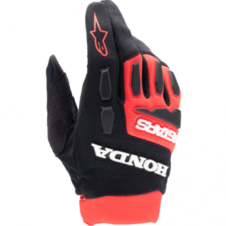 GUANTES ALPINESTARS FULL BORE HONDA LIGHT RED/BLACK