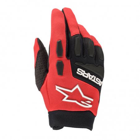 GUANTES ALPINESTARS FULL BORE JUNIOR BRIGHT RED