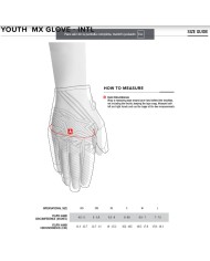 GUANTES ALPINESTARS FULL BORE JUNIOR BRIGHT RED