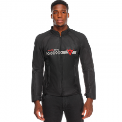 CHAQUETA DAINESE HEROSPHERE AIR TEX JACKET NEGRO/BLANCO/ROJO