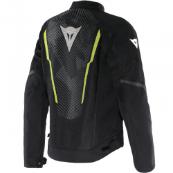 CHAQUETA DAINESE HEROSPHERE AIR TEX JACKET NEGRO/BLANCO/AMARILLO FLUOR