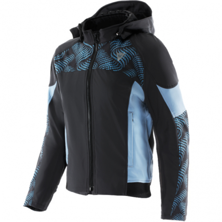 CHAQUETA DAINESE IGNITE 2 TEX LADY BLACK/BLUE MIRAGE