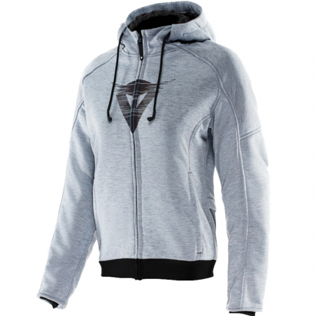 SUDADERA DAINESE DAEMON-X SAFETY HOODIE FULL ZIP LADY GREY/MELANGE