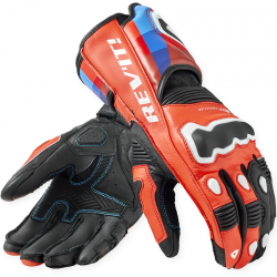 GUANTES REVIT QUANTUM 3 NEON RED/BLUE