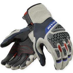 GUANTES REVIT SAND 5 SILVER/RED