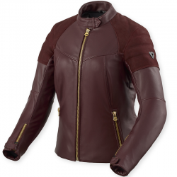 CHAQUETA DE CUERO LONDON LADY AUBERGINE