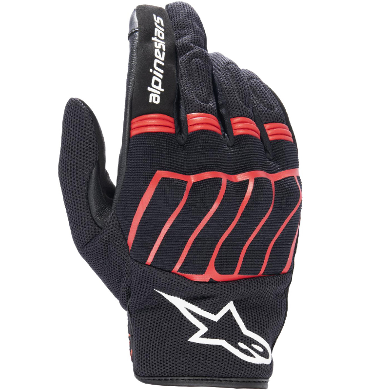 GUANTES ALPINESTARS MM93 LOSAIL V2 BLACK/RED FLUO