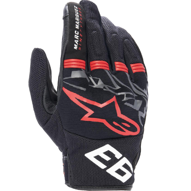 GUANTES ALPINESTARS MM93 LOSAIL V2 BLACK/RED/GREY