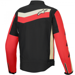 CHAQUETA ALPINESTARS T-DYNO WR BLACK/BRIGHT RED/ECRU