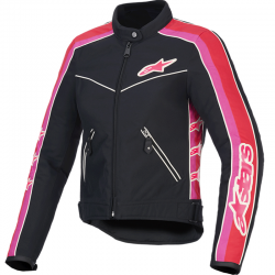 CHAQUETA ALPINESTARS STELLA T-DYNO WR LADY BLACK/BRIGHT RED/FUCSIA