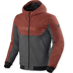 CHAQUETA REVIT PARABOLICA 2 BURGUNDY RED/GREY